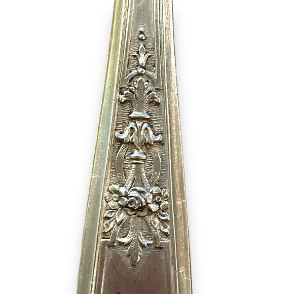 1847 Rogers Bros Ambassador Serving Spoons 8 1/4" Flatware Set of 3 - Picture 6 of 9